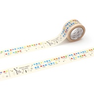 Christmas Bells Song Score 24mm7m MTCMAS148 Washi Tape Handbook 23 Years