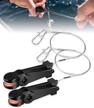 DearChan Uni-Line Downrigger Release | Universal Fishing Line Clip for Saltwater & Freshwater Trolli