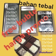 Thick brownie bread pan 04/035 15x10x4, 18x10x4, 20x10x4, 22x10x4 15x10x5 20x10x5 22x10x5 24x10x5 30