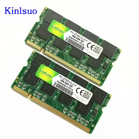 Kinlstuo-memoria ram for laptop, so-dimm ddr1 DDR 400 333 MHZ/pc-3200 pc-2700 200 pins 512mb 1gb for