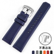 ★New★ Suitable for rubber watch strap suitable for Longines Tissot Seiko Mido Casio Citizen Silicone Watch Strap Male 20 22mm