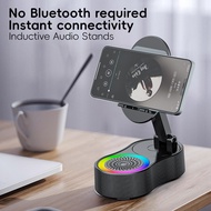 Sensor Phone Holder Power Bank Speaker, Desktop Live Soundbox, WYS-2303BT