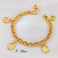 Emas GoldLian Bracelet Kids - Gelang Tangan Budak( GKB58 )( GKB59 )( GKB60 )( GKB62 )( GKB65 )( GKB