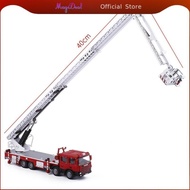 MagiDeal Alloy Fire Truck Model, Diecast Fire Truck Vehicle, 1:50 Scale Fire Truck for Toddlers