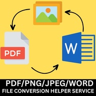 🔥PDF to Word | Word to PDF | JPG,PNG Convert Service