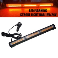 ไฟไซเรน led หลังคา แถบไฟเตือนฉุกเฉิน LED COB 47 นิ้ว สําหรับติดหลังคารถยนต์ รถบรรทุก