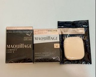 MAQuillAGE 粉餅連盒連粉撲 自然象牙色 全新購自日本