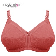 Modernform (M057) Soft Padded Non Wired Bra Cup C Full Coverage Lace Design Fashion