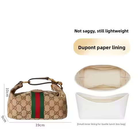 Mini Storage Inner Bag for Gucci Lunch Box Bag Dupont Paper Lining Handmade Workshop Waterproof Ultr