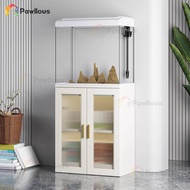 Goldfish Tank Aquarium Tank Household With Cabinet Fish Tank Floor-Standing Landscaping qw56tyutye2.