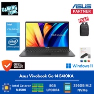Laptop Asus Vivobook Go 14 E410KA FHD426M FHD428M FHD429M/N4500/8GB/256GB SSD/14″ FHD/Win 11 Home+OH