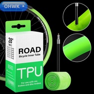 OHWK 700C 700 X 18 23 25 28 30 32 Bike TPU Inner Tube, CYCLAMI Stab-proof Bike Inner Tube, Ultraligh