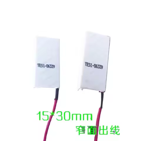 TES1-06339 TES1-6339 Peltier Cooler 15x30mm, 7.8V4A 6V4A Rectangular Cooling Plate