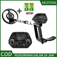 【COD】MD1008A Metal Detector Logam 2 Baterai Gold Pendeteksi Emas Underground Metal Detector Pencari