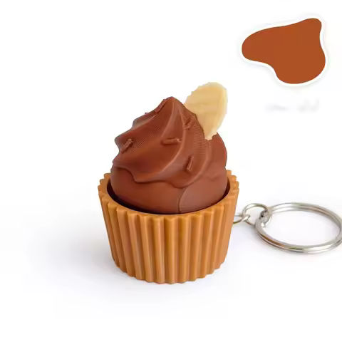 Funny 3D Printed Foods Clicker Keychain Food Funny Simulation Finger Button Pendant Sensory Fidget C