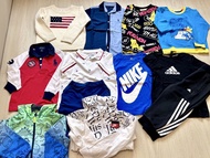 12件 120碼男童衫褲Polo Ralph Lauren, Nike, Adidas, Pokemon