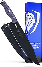 DALSTRONG Chef Knife - 10 inch - Delta Wolf Series - Ultra-Thin & Zero Friction Blade - HC 9CR18MOV 