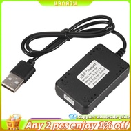 7.4V 2000Mah XH-3P Quick USB Charger for  144001 XK K130 12428 A959-B A979 A979-B K989 K969 RC Car V