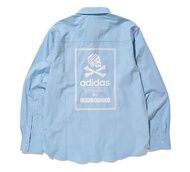 adidas x NEIGHBORHOOD 水藍色骷髏襯衫