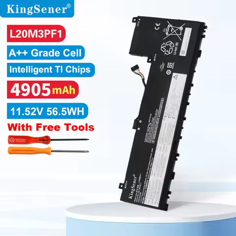 KingSener L20M3PF1 L20C3PF1 Replacement Battery for Lenovo Ideapad 5 Pro-14ACN6 14ITL6 14IAP7 14ARH7