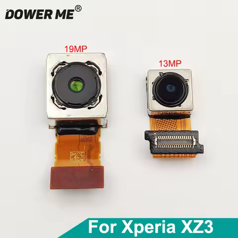 Dower Me Front Face Camera Module Back Rear Main Camera Flex Cable For Sony Xperia XZ3 H8416 H9436 H