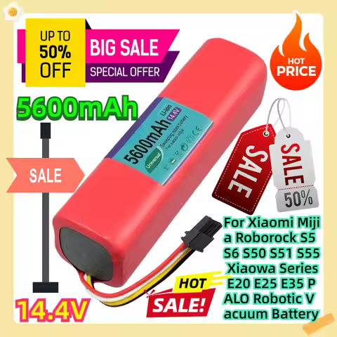For Xiaomi Mijia Roborock S5 S6 S50 S51 S55 Xiaowa Series E20 E25 E35 PALO Robotic Vacuum Battery