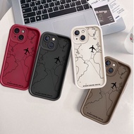 Travel-Inspired Airplane Route Cellphone Case For Samsung A06 A05S A05 A32 A04E A52 A25 A04 A33 A50 