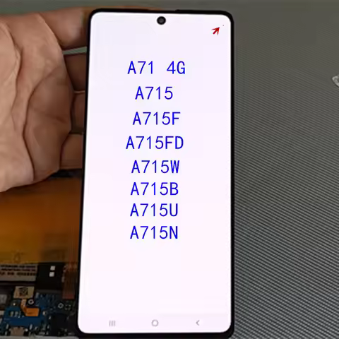 ORI 6.7" AMOLED A71 A715 Pulled Parts Defective LCD For Samsung A71 A715F A715FD LCD Display Touch S