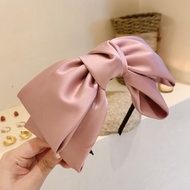 Gratis Ongkir - Bando Pita Korea Fashion / Bando Pita Besar Wanita / Bandana Pita Polos Kupu-Kupu
