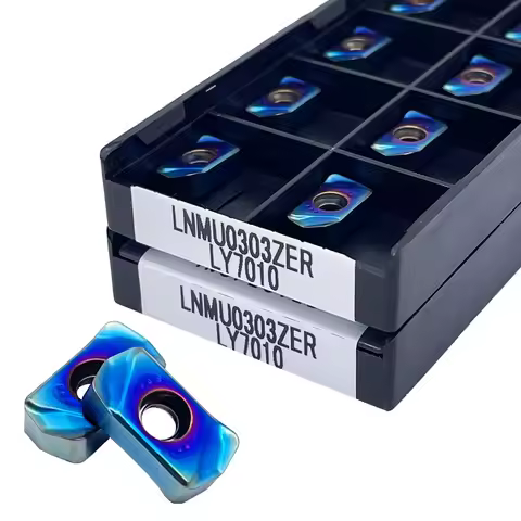 LNMU0303ZER LY7010 high-performance fast-feed milling insert carbide tool LNMU 0303 hardened steel s