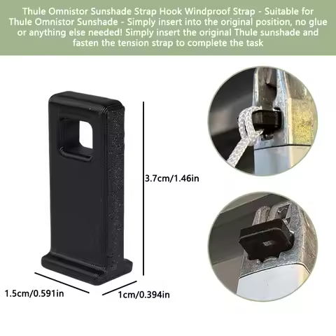 2PCS Caravan Windproof Strap Hook Sunshade Strap Hook For Thule Omnistor Sunshade Simply Insert The 