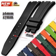 26mm 27mm Rubber Strap for GA2100 Watch Band for AP Royal Oak Sports Silicone WatchStrap Women Men W