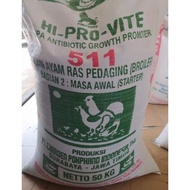 READY 50kg Pakan Anak Ayam Starter 511 Layer Anakan Bebek