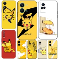 Case For vivo Y71 Y71A Y73S 5G Y76 S7e 5G Y81 Y83 no finger print hole Phone Soft Silicon Lovely Pok