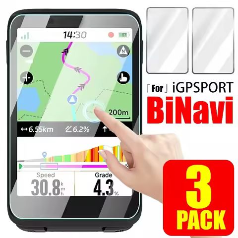Premium Tempered Glass for IGPSPORT BiNavi Screen Protector 9H Hardness Anti-Scratch Protector for B