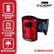 D LIGHT Bicycle Bike Rear Light CG-211R USB Rechargeable | Rear Bike Light