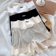 【现货】超薄无痕内裤安全裤二合一夏季防走光胖MM斤透气平角打底裤女Ultra thin seamless underwear safety pants -in- summer anti sli q7p