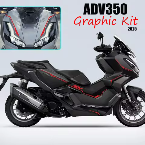 2025 ADV350 Graphic Kit For Honda ADV 350 adv350 Body Pull Flower Decoration Decal ADV350 Motorcycle