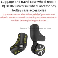 2pcs LBJ DL182 Universal Luggage Wheel Replacement - 5cm Trolley Suitcase Wheel Repair Parts for Tra
