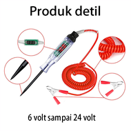 Tespen DC Mobil Motor Multifungsi 3 Volt-48 Volt Tespen Digital AC Volmeter Digital Kelistrikan