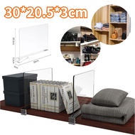 Acrylic Wardrobe Divider Transparent Wardrobe Shelf Divider Multipurpose Wardrobe Divider Bookcase D
