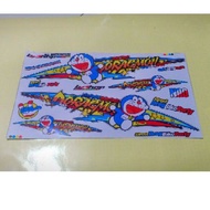 Universal Doraemon Striping Sticker for all Automatic Motorbikes Stiker Motor Stiker Basikal Stiker 