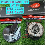 Rear hub brake panel hub brek belakang Lc135 Srl110 COMPLETE SET SRL115 SRL 110 Z LAGENDA 110 115 Z 