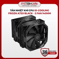 ID-COOLING FROZN A720 BLACK CPU Air Cooler - Double Tower 7 Copper Pipes, 2 140mm Fans