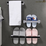 SG seller Bathroom Shoe Rack Slippers Rack Wall Mounted Shoe Organizer Rack Shoe Organizer and Shoe 