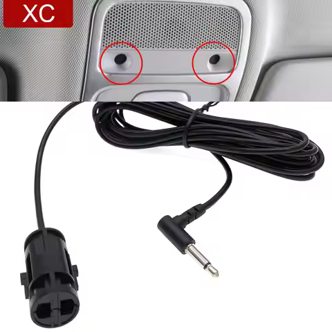 3.5mm Microphone Ceiling Mic Adapter Cable for Audi A1 A3 A4 Q5 TT New MMI 3G+ A6 Q5L Volkswagen Pas