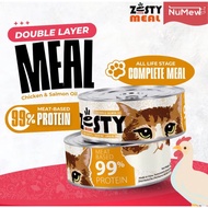 NuMew Zesty Meal Mousse Wet Cat Food 100g Main Course Cat Can | 猫咪主食罐 猫罐头 慕斯湿粮