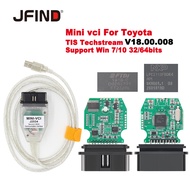 mini vci For Toyota TIS Techstream V18.00.008 minivci FTDI For J2534 Auto Scanner OBD OBD2 Car Diagn