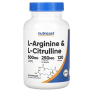 Nutricost, L-Arginine + L-Citrulline, 120 Capsules | 240 Capsules