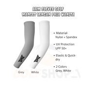Golf Arm Sleeve – Premium Imported Anti-UV UPF 50+ Arm Cuffs for Men and Women